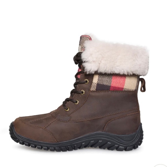 NIB Women’s UGG Adirondack II Plaid Stout Heavy-duty Winter Boots Multicolors - Picture 4 of 16